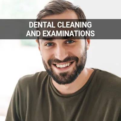 Visit our Dental Cleaning and Examinations page